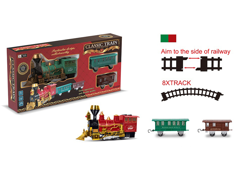 Classic Steam Rail Train(Smok & Lights)