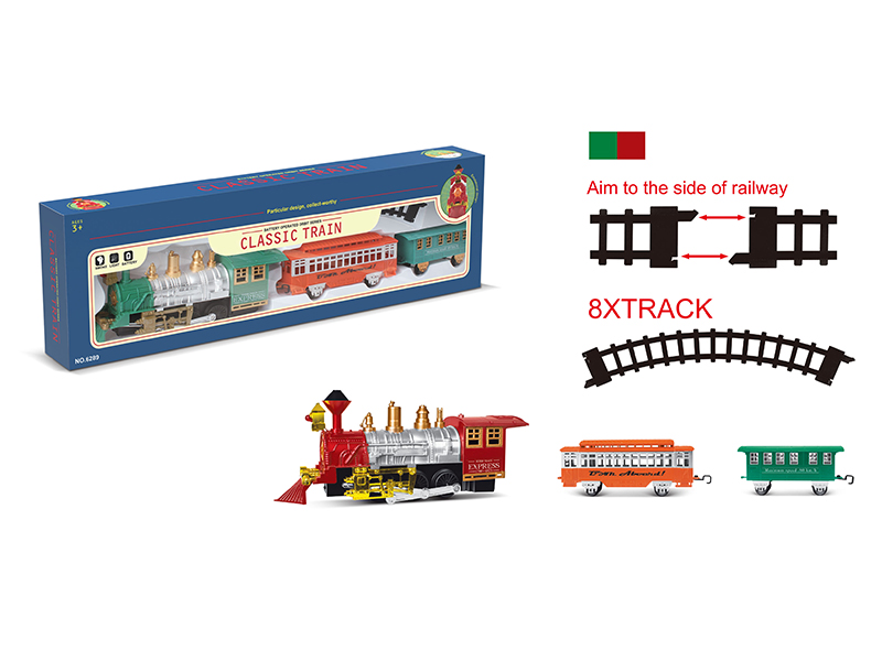 Classic Steam Rail Train(Smok & Lights)