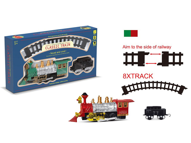 Classic Steam Rail Train(Smok & Lights)