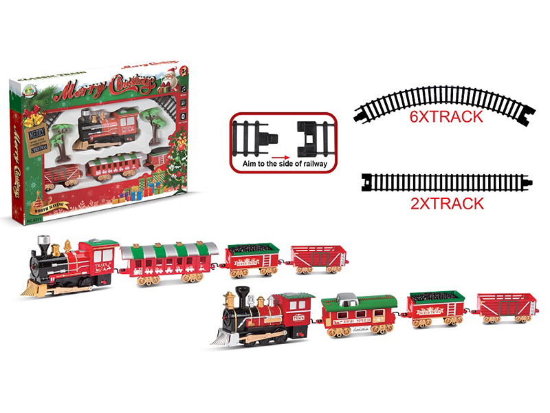 Christmas Rail Train With Lights And Music