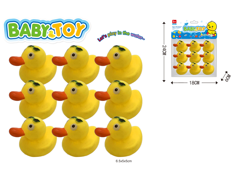 9PCS Long Billed Duck Toy