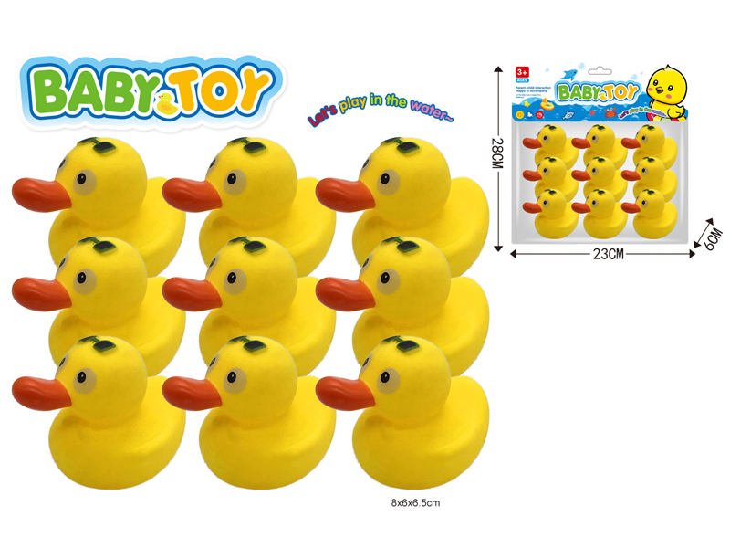 9PCS Long Billed Duck Toy