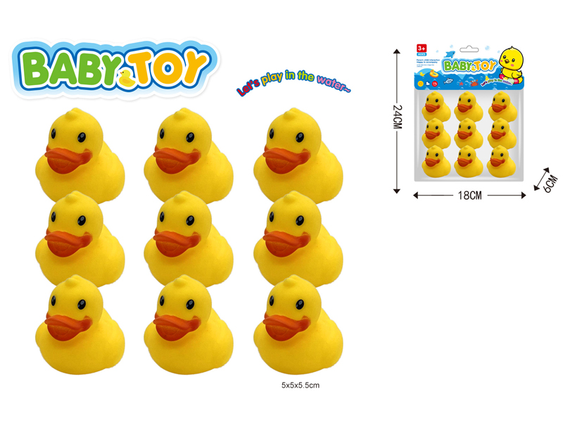 9PCS Large Headed Duck Toy