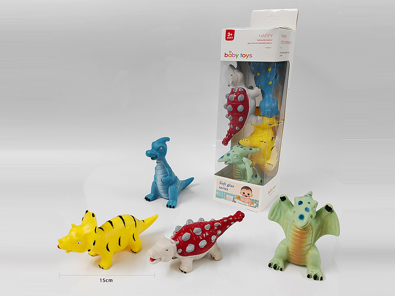 4PCS Dinosaur Bathing Toys