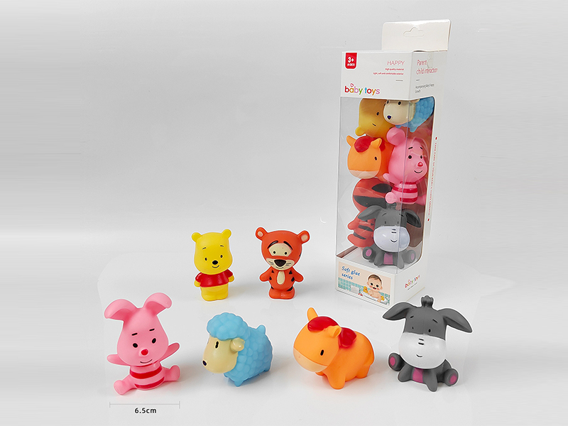 6PCS Animal Bathing Toys