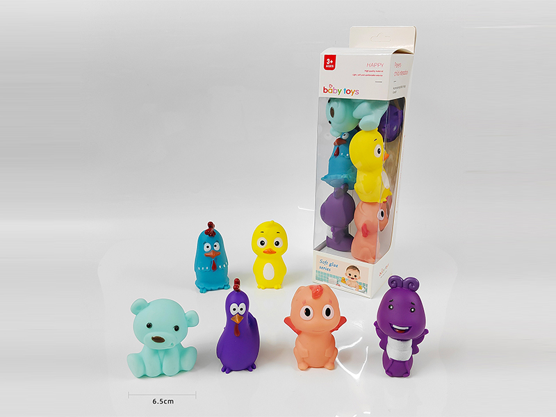 6PCS Animal Bathing Toys