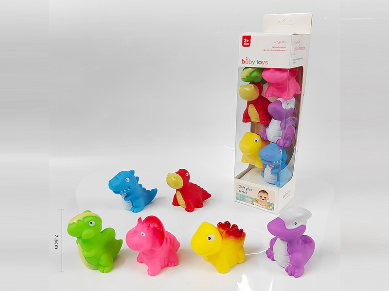 6PCS Dinosaur Bathing Toys