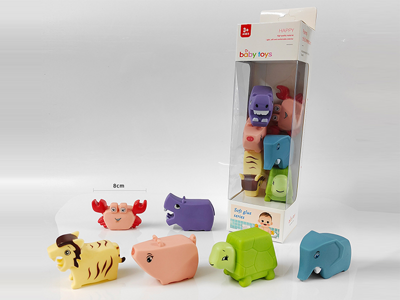 6PCS Animal Bathing Toys