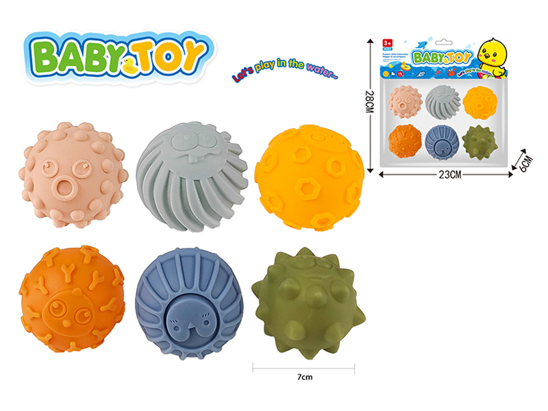 6PCS Shower Ball Toys