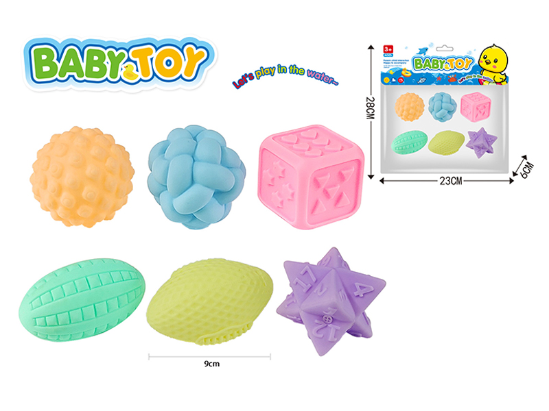 6PCS Bathing Toys
