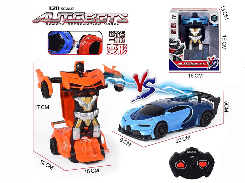 1:20 2.4G 2-Channel Remote Control Crash Transformation Car(Not Including Batteries)