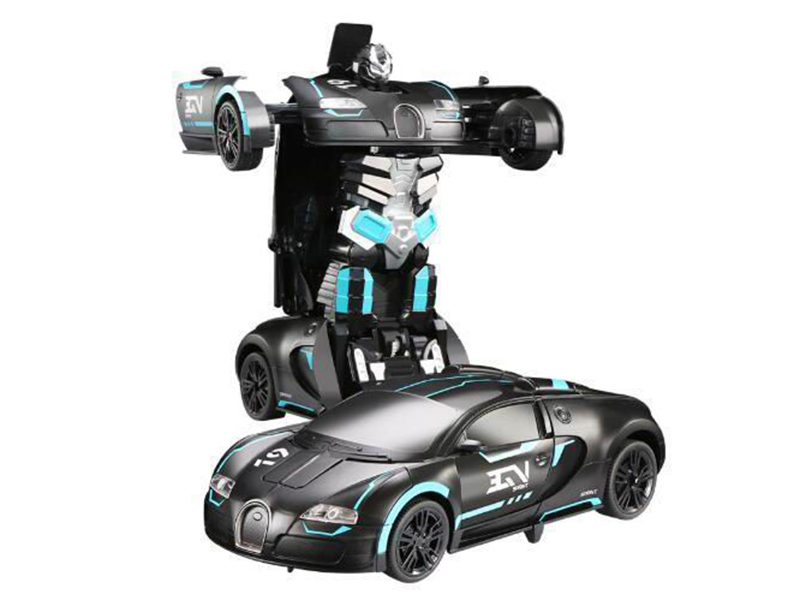 Remote Control  Car Transforming Robot Bugatti(Sound Control)