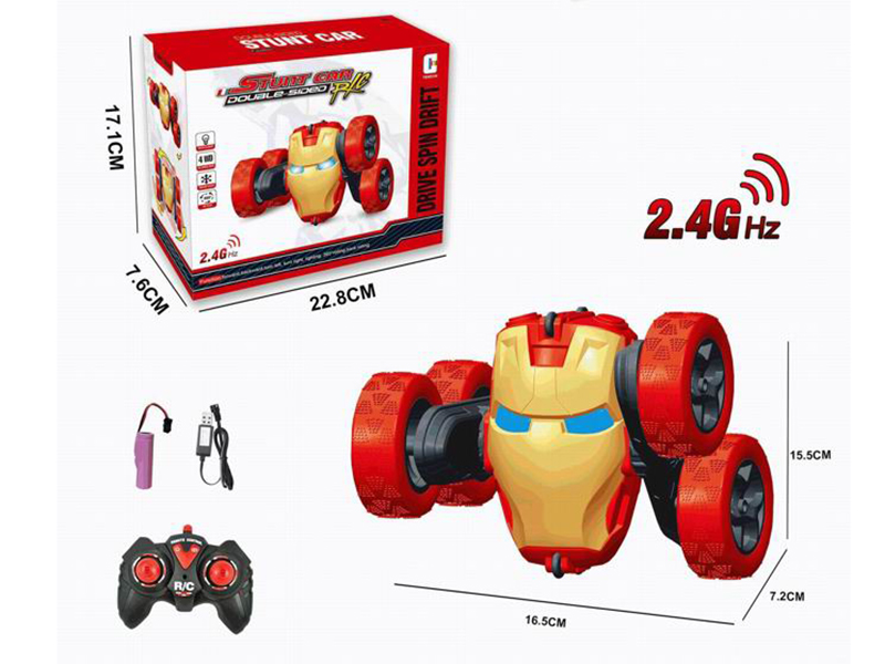 Remote Control Double-Sided Stunt Car With Lights