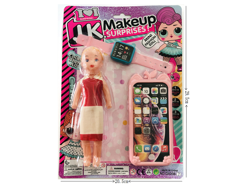 Mobile Phone + Watch + Doll