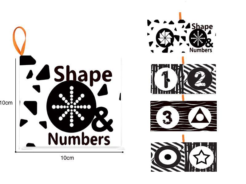 Numbers & Shape Cognition Baby Cloth Book