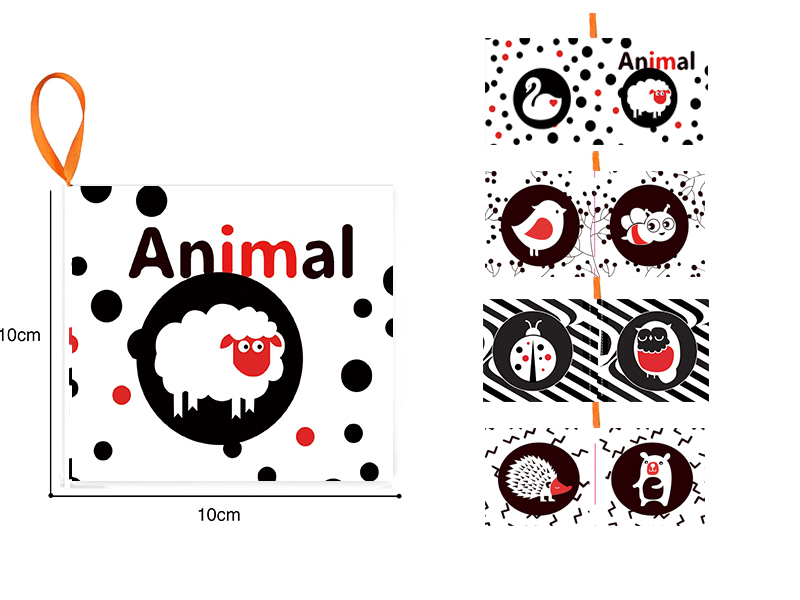 Animals Cognition Baby Cloth Book