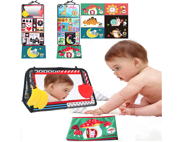 Baby Floor Mirror Cloth Book