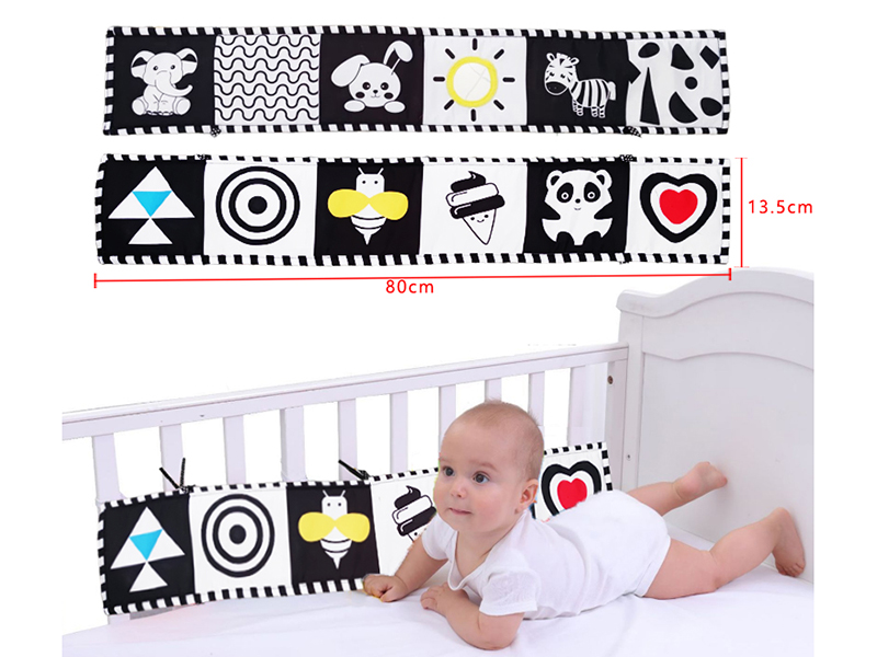 Black & White Bed Surround Cloth Book