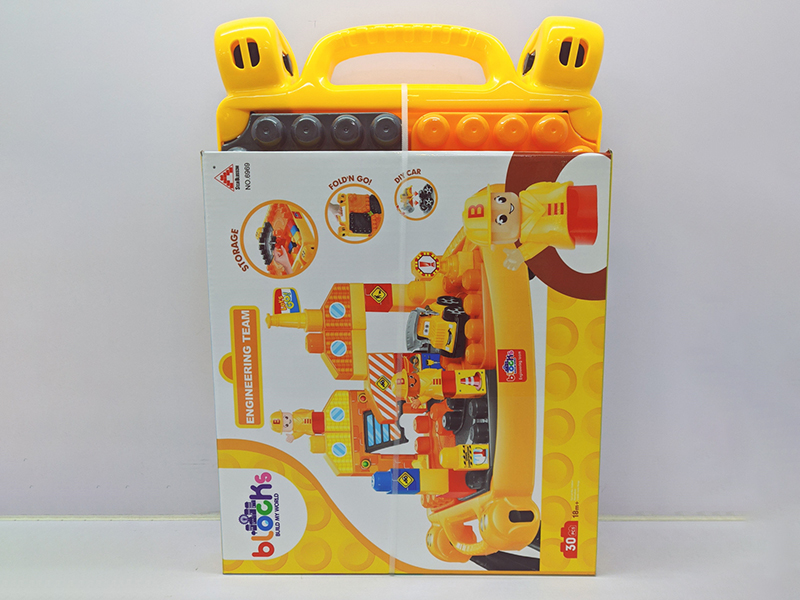 30pcs Engineering Team Building Block Table