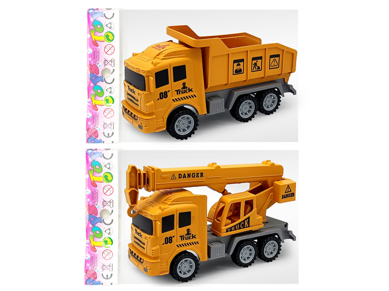 Pull Back Engineering Vehicle Set