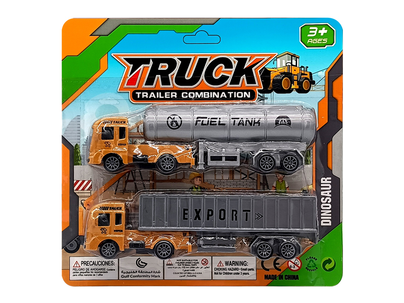 Pull Back Engineering Vehicle Set