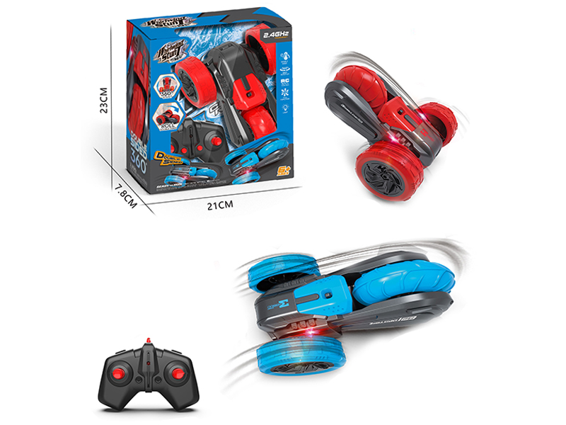 2.4G R/C Three Wheeled Stunt Vehicle With Light