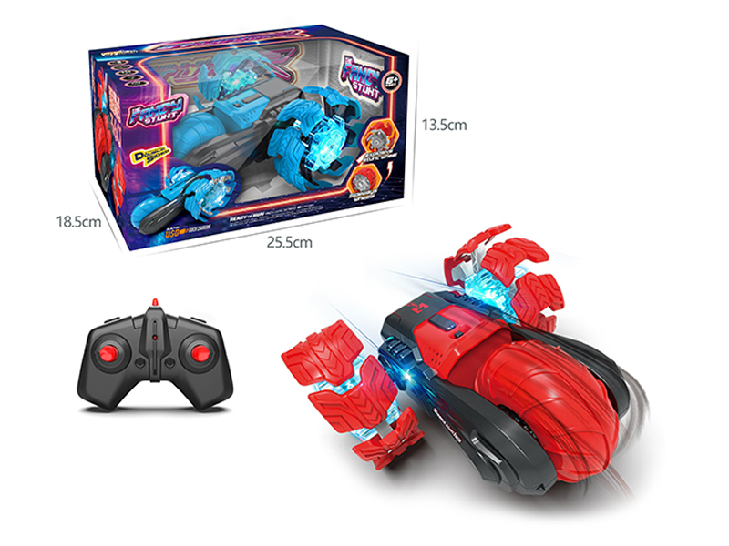 2.4G R/C Explosive Three Wheeled Stunt Vehicle With Light