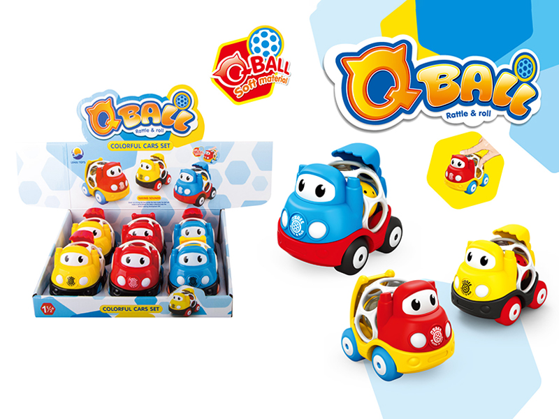Baby Soft Adhesive Vehicle 6PCS