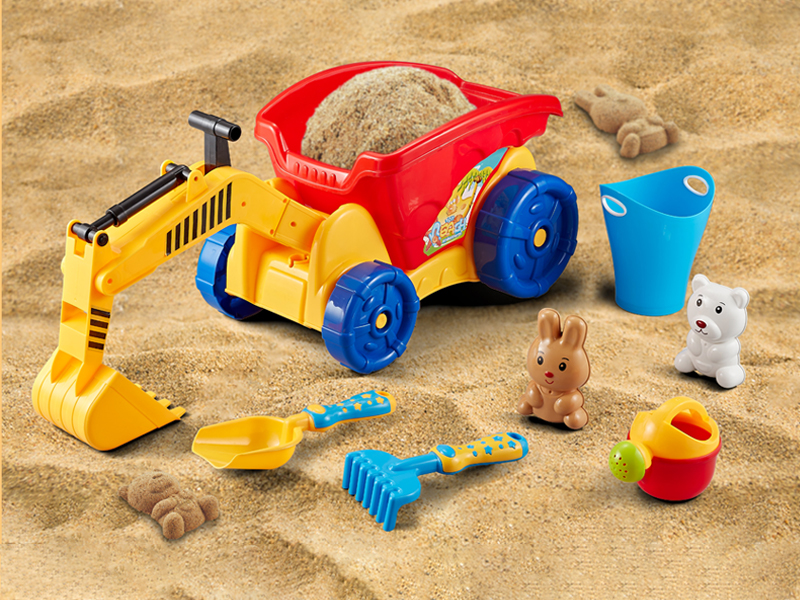 Engineering Vehicle Beach Toy Set 7PCS