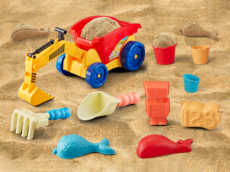 Engineering Vehicle Beach Toy Set 10PCS