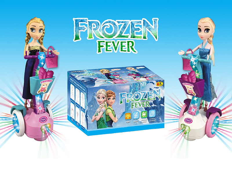 B/O Go And Bump Balance Car With Lights And Music + Frozen Princess