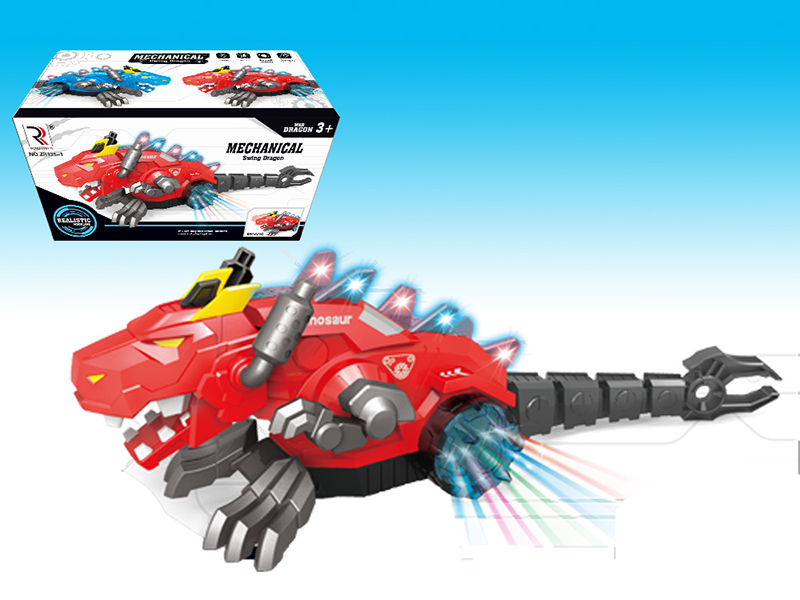 B/O Mechanical Dinosaur With Lights And Music