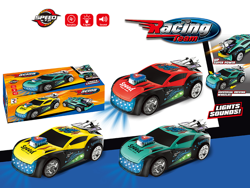 B/O Go And Bump Racing Car With Lights and Music