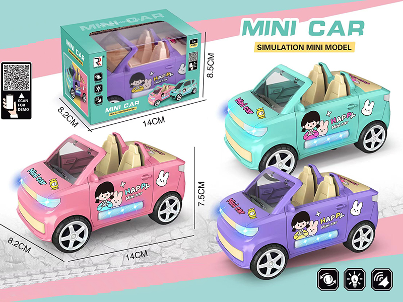 B/O Cartoon Mini Convertible Car