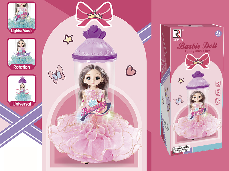 B/O Go And Bump Beauty Doll(Lights & Music)