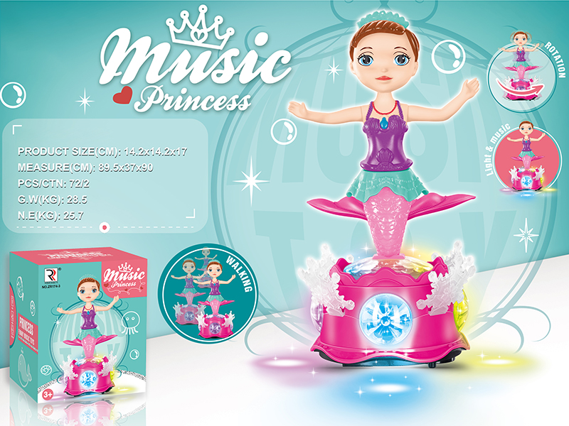 B/O Go And Bump Mermaid With Lights and Music