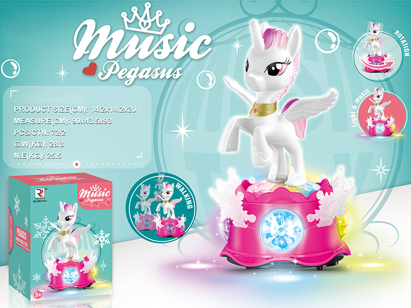 B/O Go And Bump Unicorn With Lights and Music