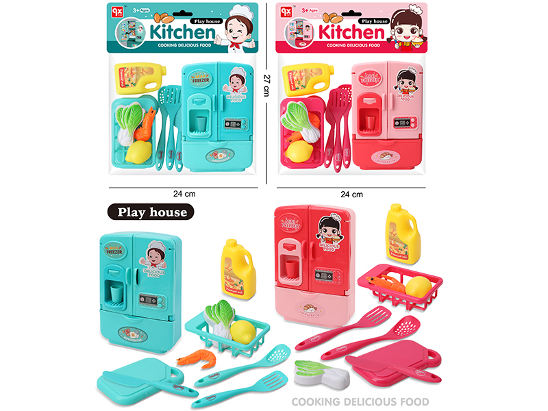 Refrigerator Foods Toys Set