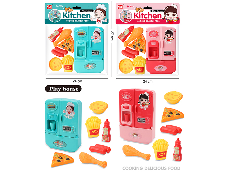 Refrigerator Foods Toys Set