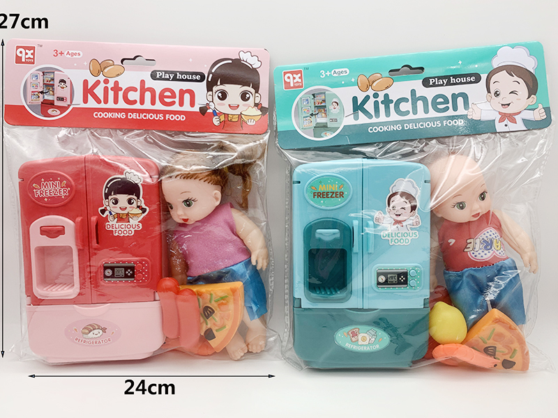 Refrigerator + Doll