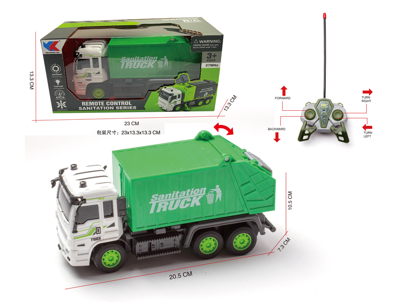1:30 4CH R/C Sanitation Waste Transport Vehicle