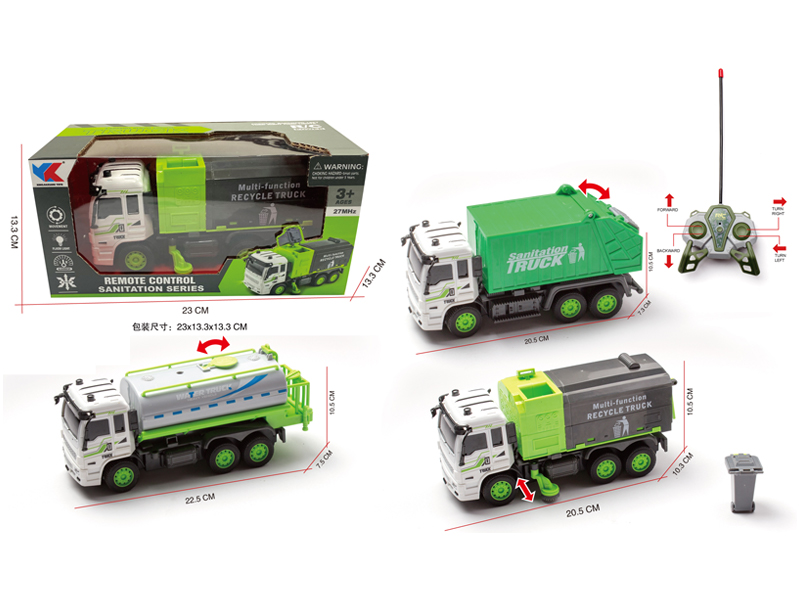 1:30 4CH R/C Sanitation Truck