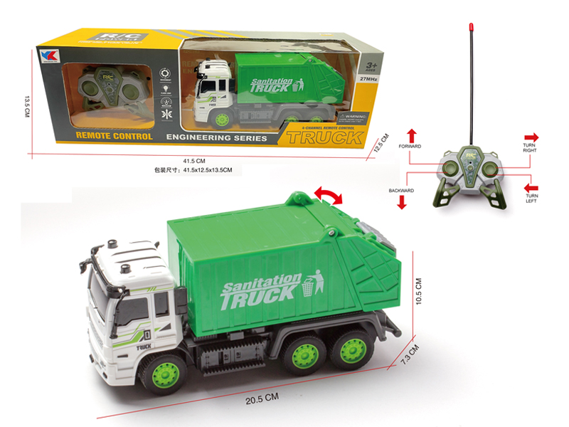 1:30 4CH R/C Sanitation Waste Transport Vehicle