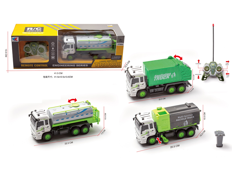 1:30 4CH R/C Sanitation Truck