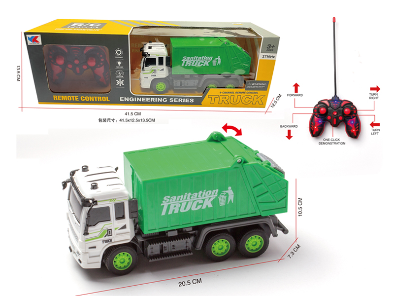 1:30 5CH R/C Sanitation Waste Transport Vehicle
