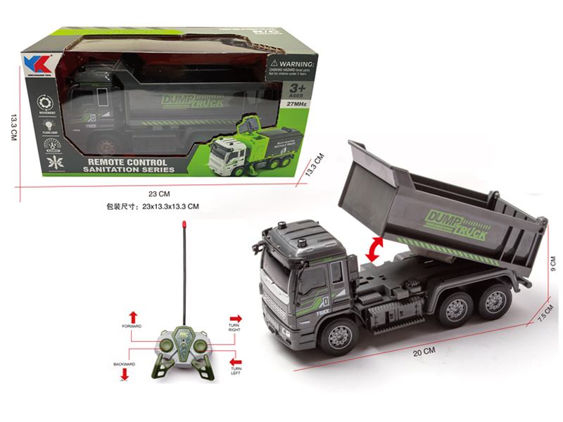 1:30 4CH R/C Engineering Transportation Dump Truck