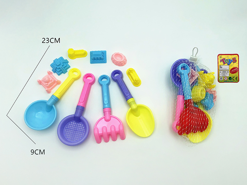 Beach Shovel Tools Castle Sand Molds Set 10pcs