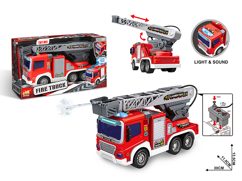1:16 Friction Ladder Truck