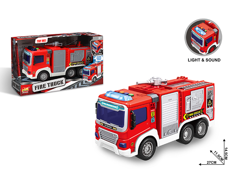 1:16 Friction Fire Fighting Vehicle