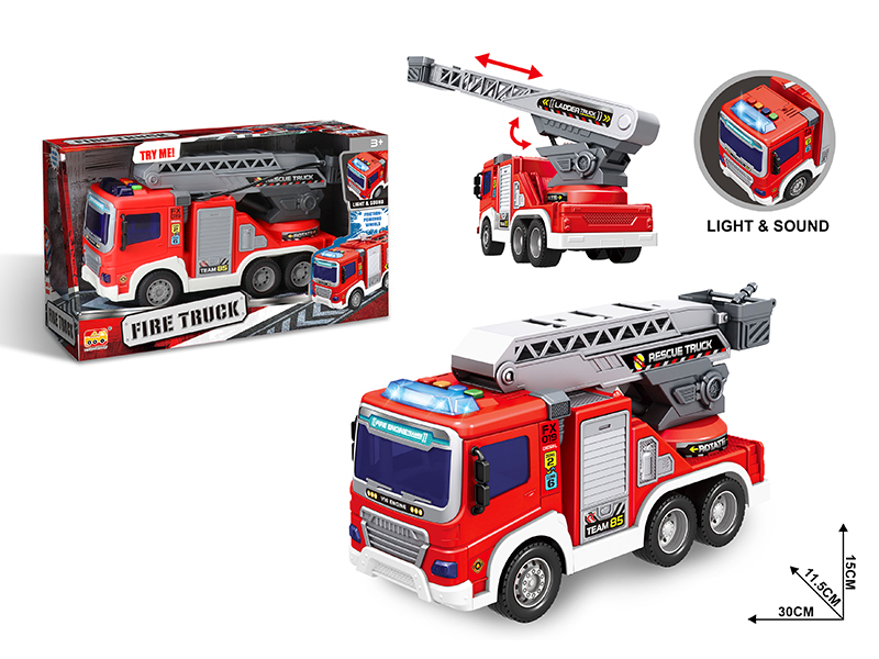 1:16 Friction Fire Rescue Vehicle